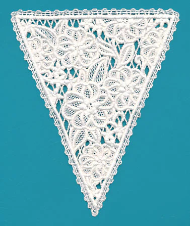 Shabby Chic Bunting 1 (Battenburg Lace) - Image 2