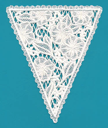 Shabby Chic Bunting 3 (Battenburg Lace) - Image 2