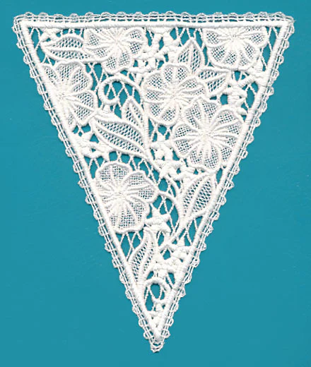 Shabby Chic Bunting 3 (Battenburg Lace) - Image 3