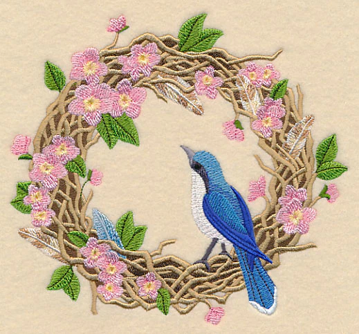 Shabby Chic Nest Wreath - Image 2
