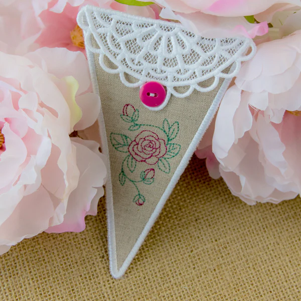 Shabby Chic Scissors Case (In-the-Hoop) - Image 3