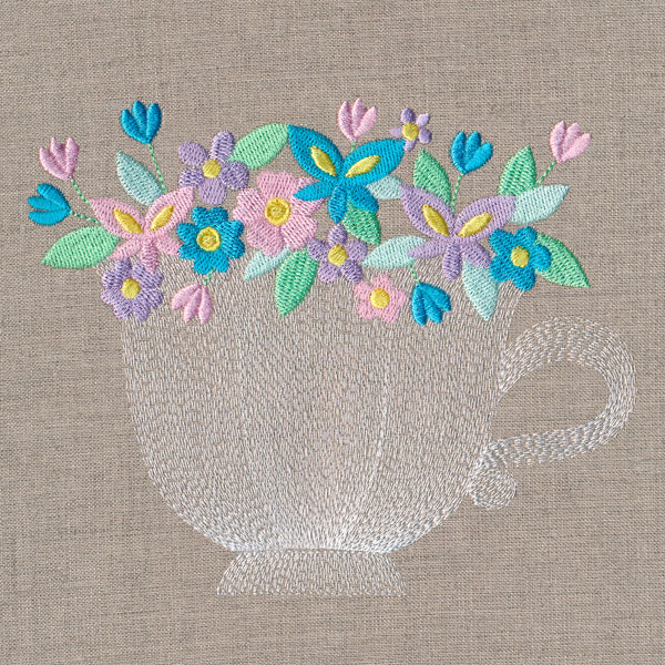 Shabby Chic Teacup - Image 3