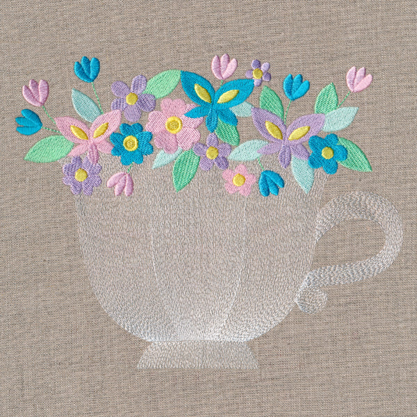Shabby Chic Teacup - Image 5
