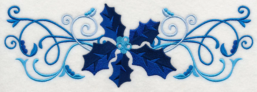 Shades of Blue Holly