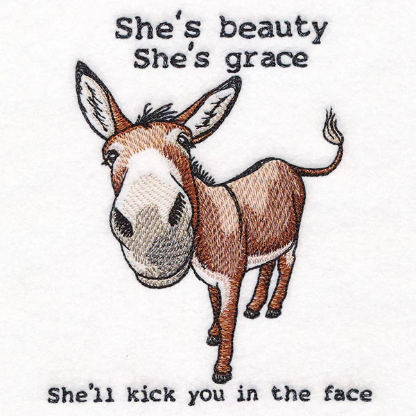 She'll Kick You in the Face Donkey - Image 3