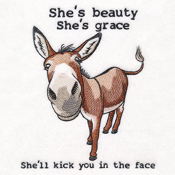 She'll Kick You in the Face Donkey - Image 4