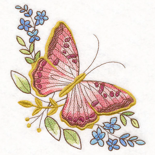 Shimmering Butterfly Corner