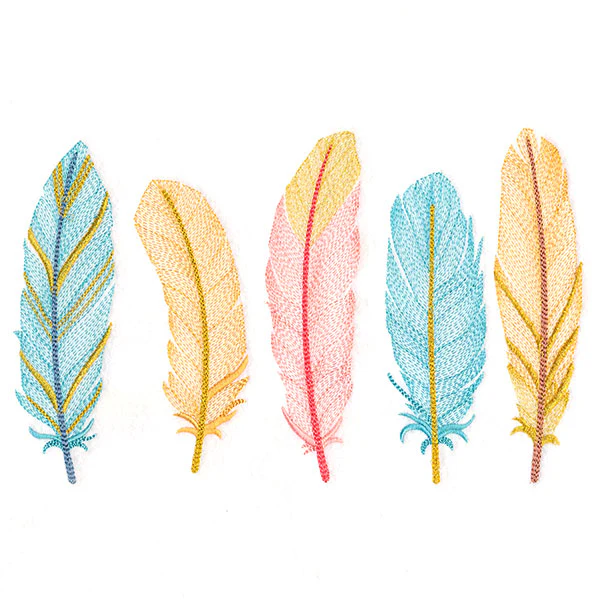 Shimmering Feathers Border - Image 2