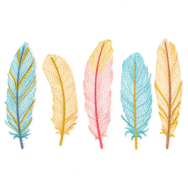 Shimmering Feathers Border - Image 3