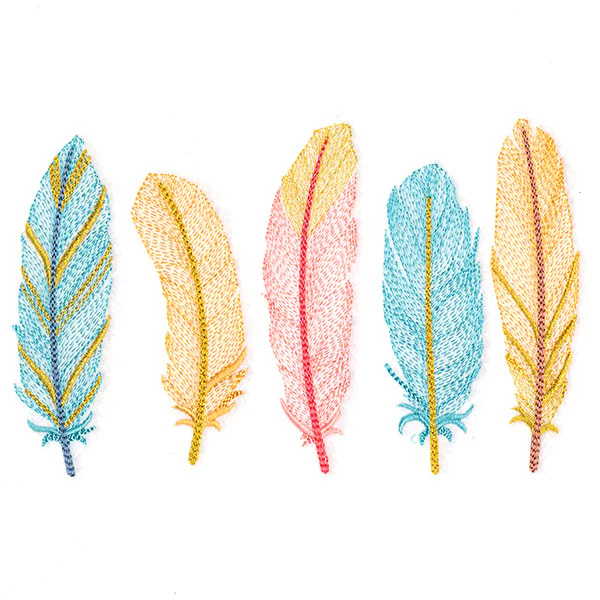 Shimmering Feathers Border - Image 4