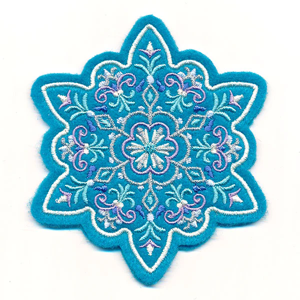 Shimmering Snowflake (In-the-Hoop) - Image 4