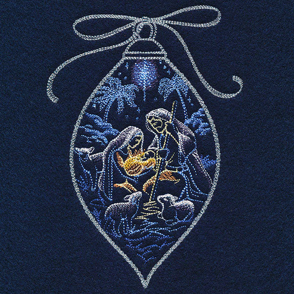Shining Holy Family Ornament - Image 3