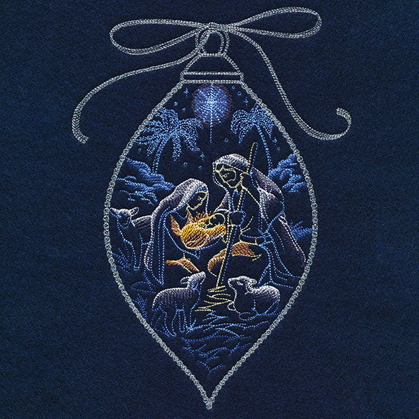 Shining Holy Family Ornament - Image 4