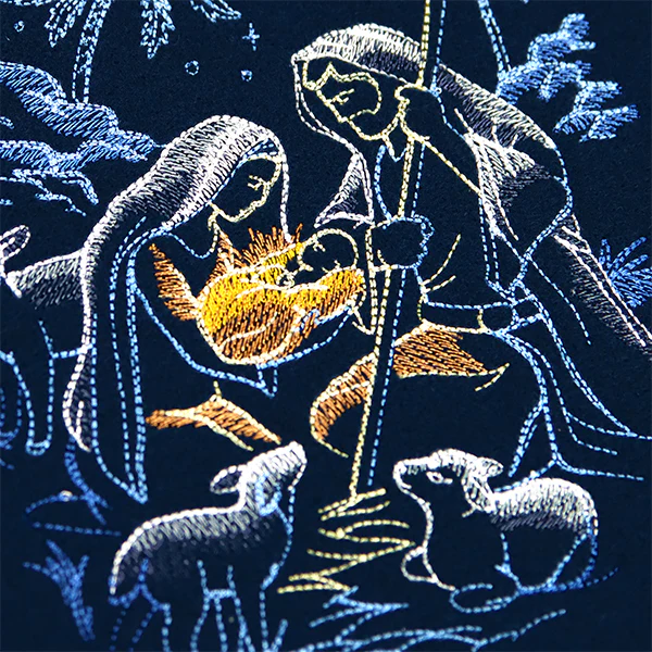Shining Holy Family Scene - Image 2