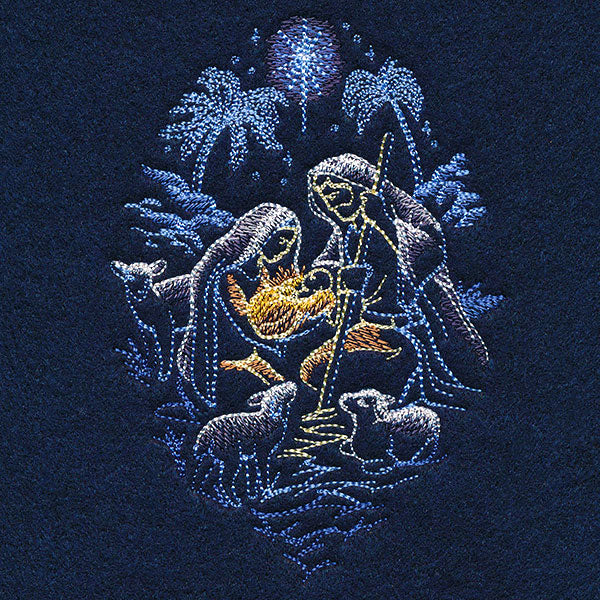 Shining Holy Family Scene - Image 5