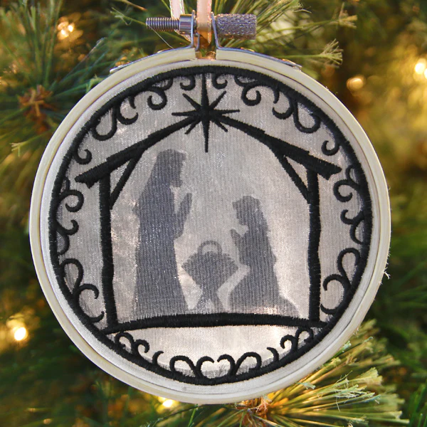 Silent Night Shadowbox (Organza) - Image 3