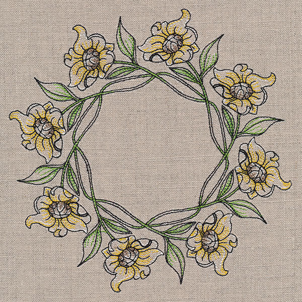 Simple Florals Wreath - Image 2