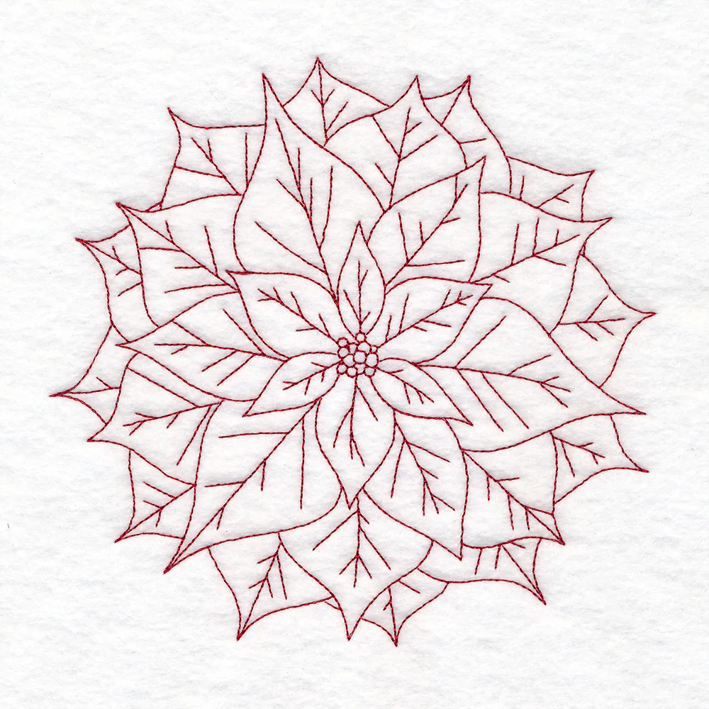 Simple Poinsettia (Quilting) - Image 6