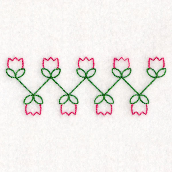 Simple Tulip Border (Vintage) - Image 4