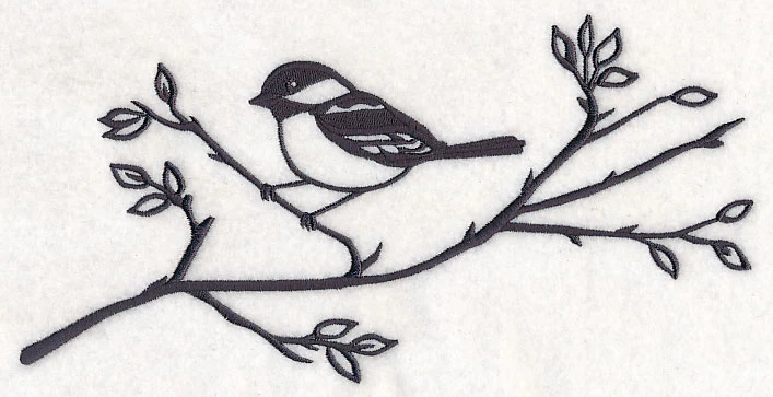 Simply Birds on Branches - Chickadee - Image 2