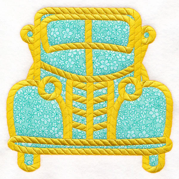 Simply Classic Retro Truck (Applique)