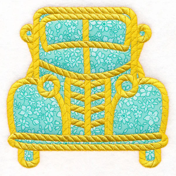 Simply Classic Retro Truck (Applique) - Image 5