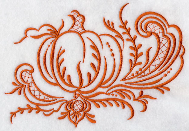 Simply Rosemaling Pumpkin - Image 2
