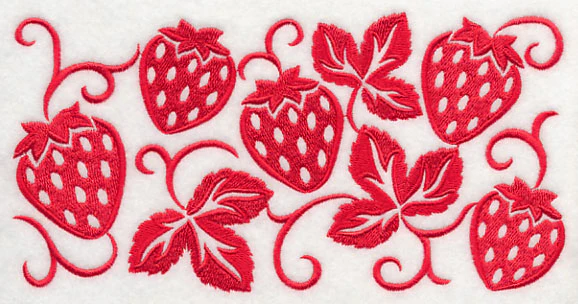 Simply Strawberries Rectangle - Image 3