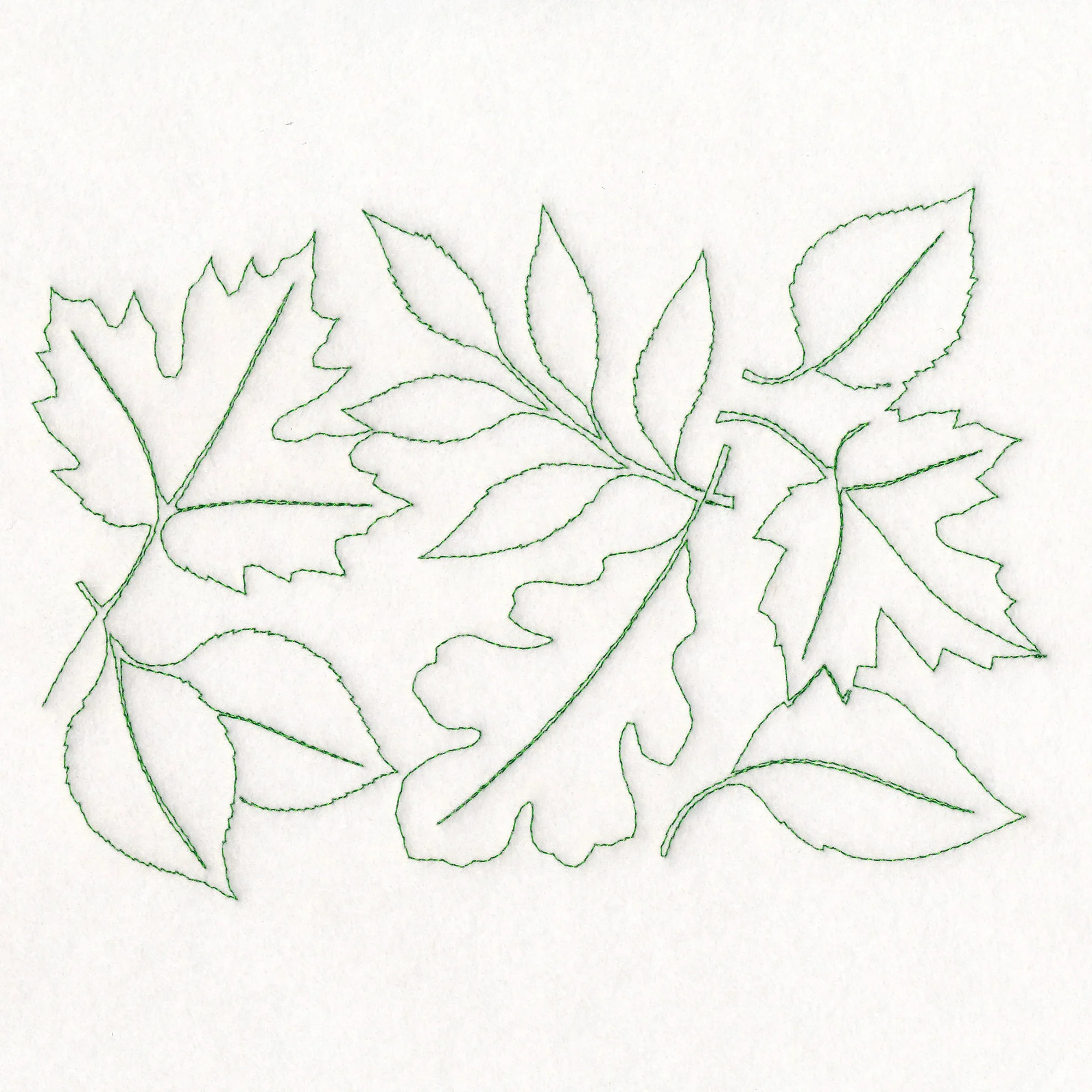 Simply Summer - Leaves (Edge-to-Edge Quilting) - Image 3