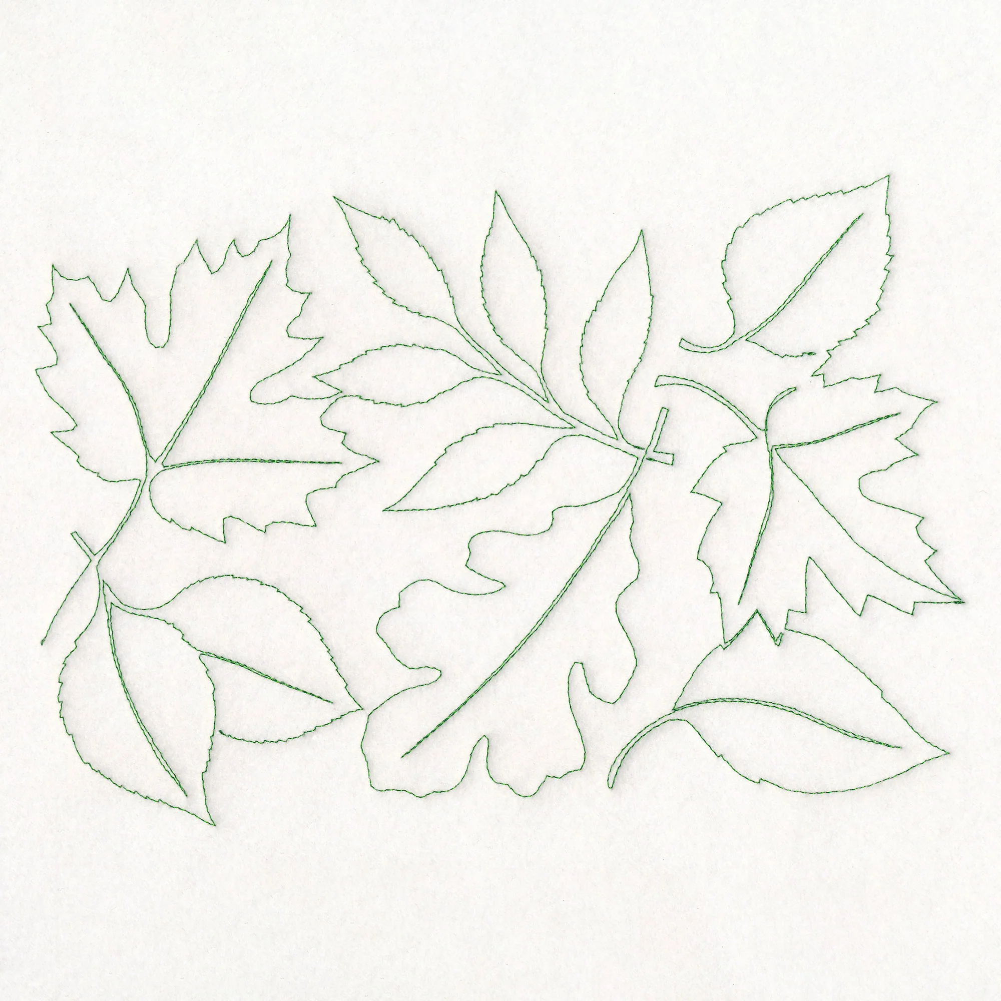 Simply Summer - Leaves (Edge-to-Edge Quilting) - Image 5