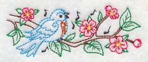 Singing Bluebird Border (Vintage) - Image 5