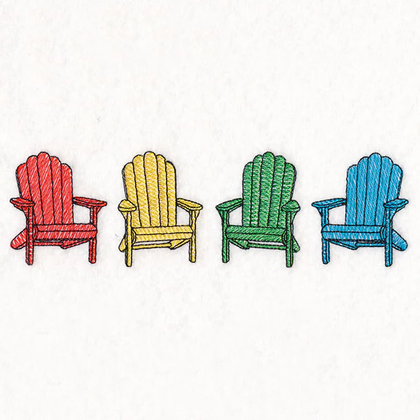 Sizzling Summer Border – Adirondack Chairs - Image 4