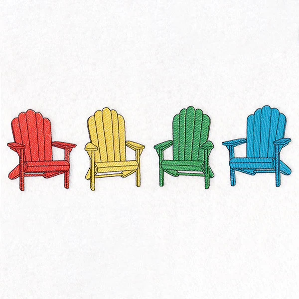 Sizzling Summer Border – Adirondack Chairs - Image 5
