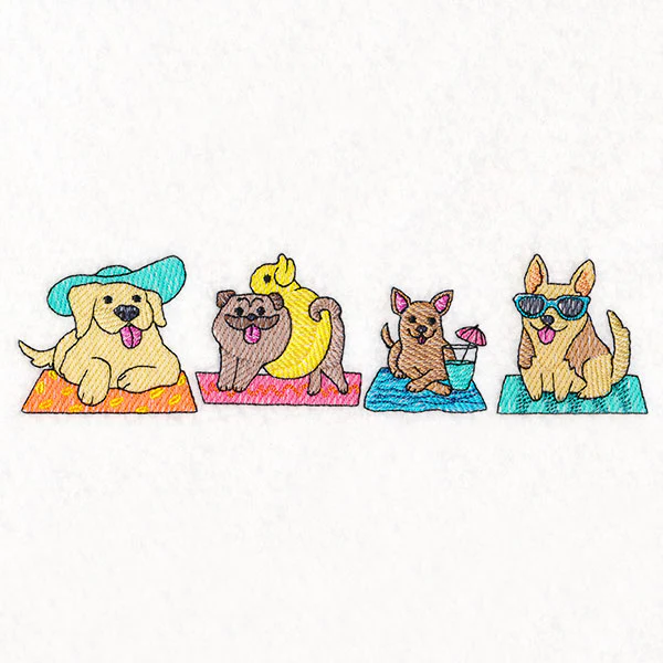 Sizzling Summer Border – Beach Dogs - Image 3