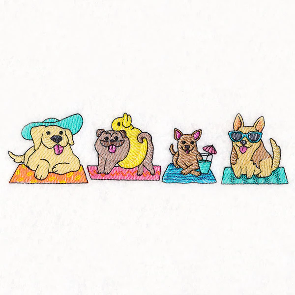 Sizzling Summer Border – Beach Dogs - Image 4