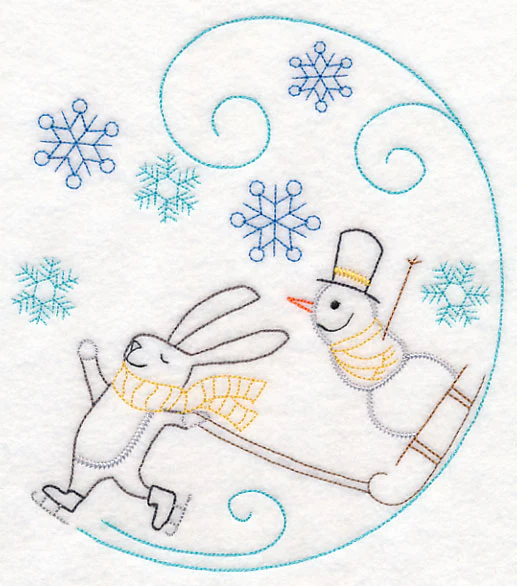 Skating Rabbit Circle (Vintage) - Image 6