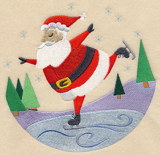 Skating Santa Scene - Image 2