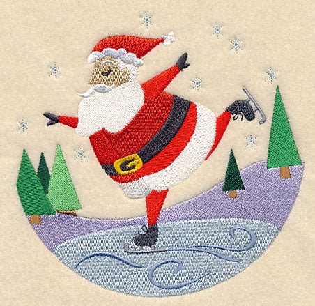 Skating Santa Scene - Image 3