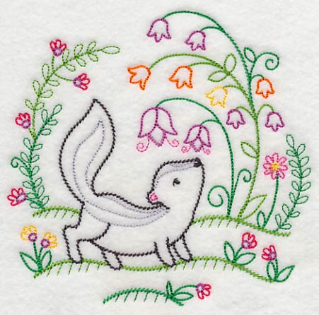Skunk Smells the Flowers (Vintage) - Image 3