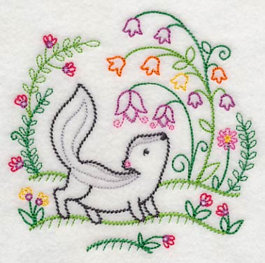 Skunk Smells the Flowers (Vintage) - Image 4