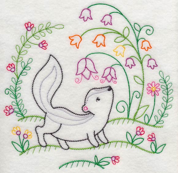Skunk Smells the Flowers (Vintage) - Image 5