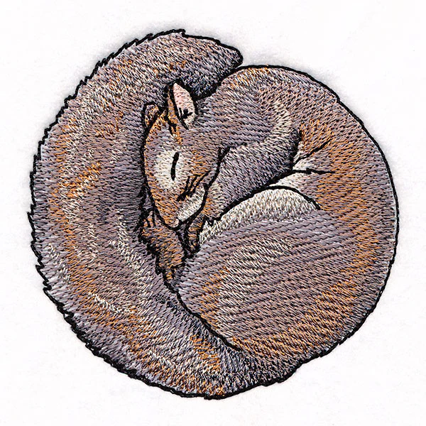 Sleeping Animal Circle - Squirrel - Image 3