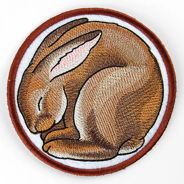 Sleeping Animal Coaster - Bunny (In-the-Hoop) - Image 4