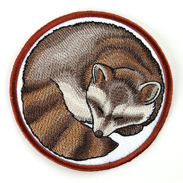 Sleeping Animal Coaster - Raccoon (In-the-Hoop) - Image 7
