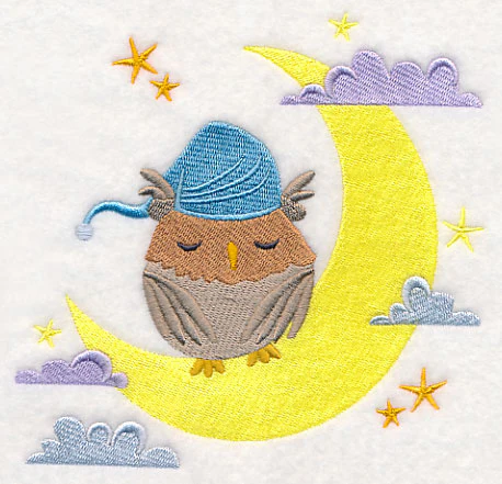 Sleeping Owl on the Moon - Image 4