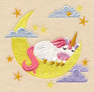 Sleeping Unicorn on the Moon - Image 3