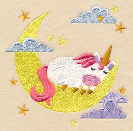 Sleeping Unicorn on the Moon - Image 4