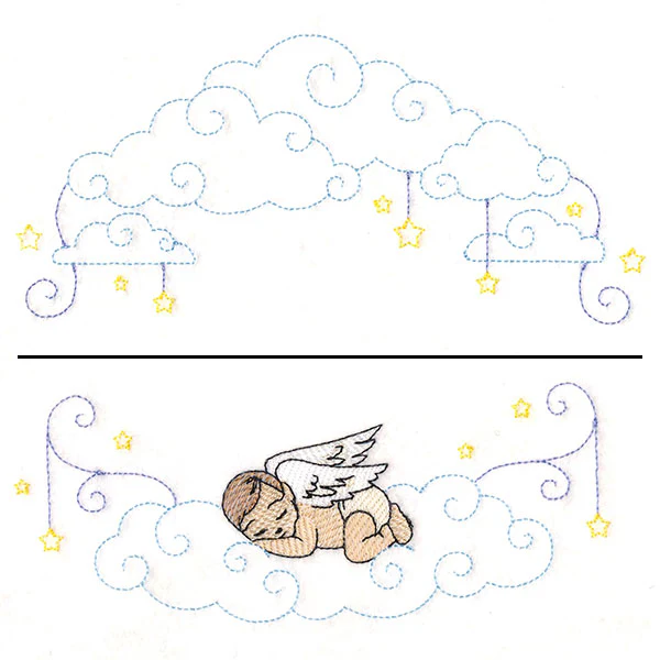 Sleepy Angel Wreath (Split) - Image 2