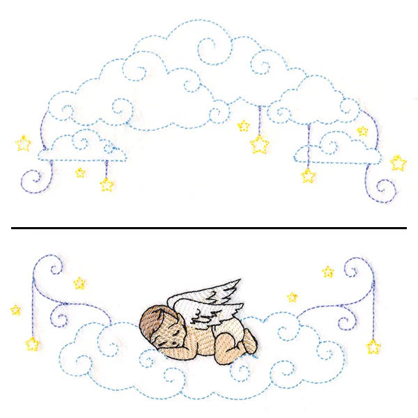 Sleepy Angel Wreath (Split) - Image 3