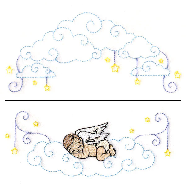 Sleepy Angel Wreath (Split) - Image 4